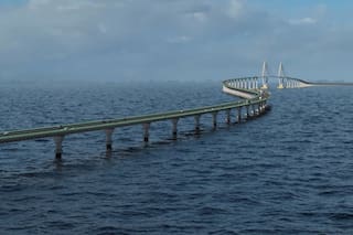 Comenzó la construcción del puente marítimo más largo de Sudamérica