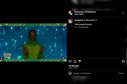 Comenzó la cuenta regresiva para el debut de Juana Viale (Captura Instagram @lamesazarg)