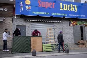Comerciantes tras los saqueos del martes 22 de agosto