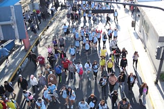 Peregrinación a Luján: miles de personas marchan en la 50 edición bajo el lema "buscamos la unidad”