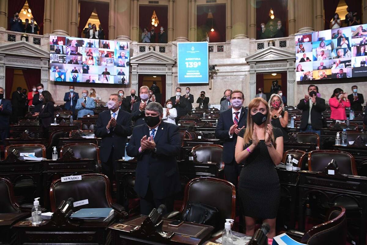 Comienzo de la 139º Apertura del Período de Sesiones Ordinarias en el Congreso de La Nación
