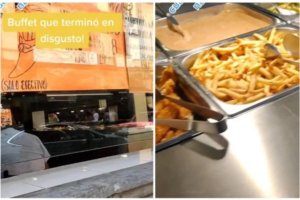 Comieron en un tenedor libre y el ticket vino con una sorpresa