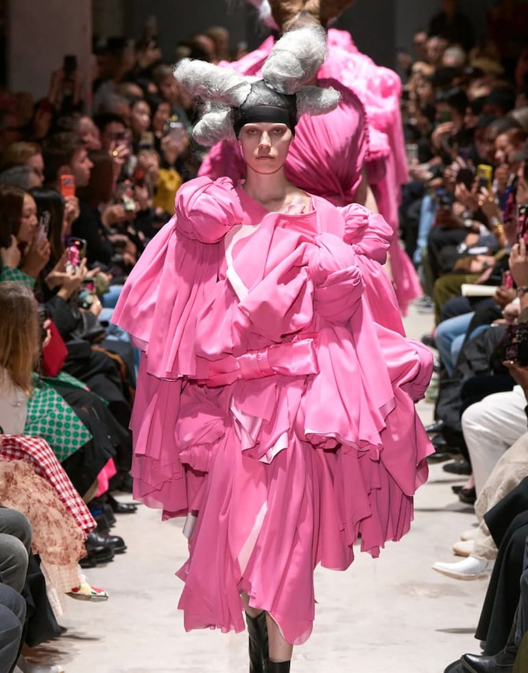 Comme des Garçons, una de las doce casas japonesas del calendario oficial de la Paris Fashion Week.