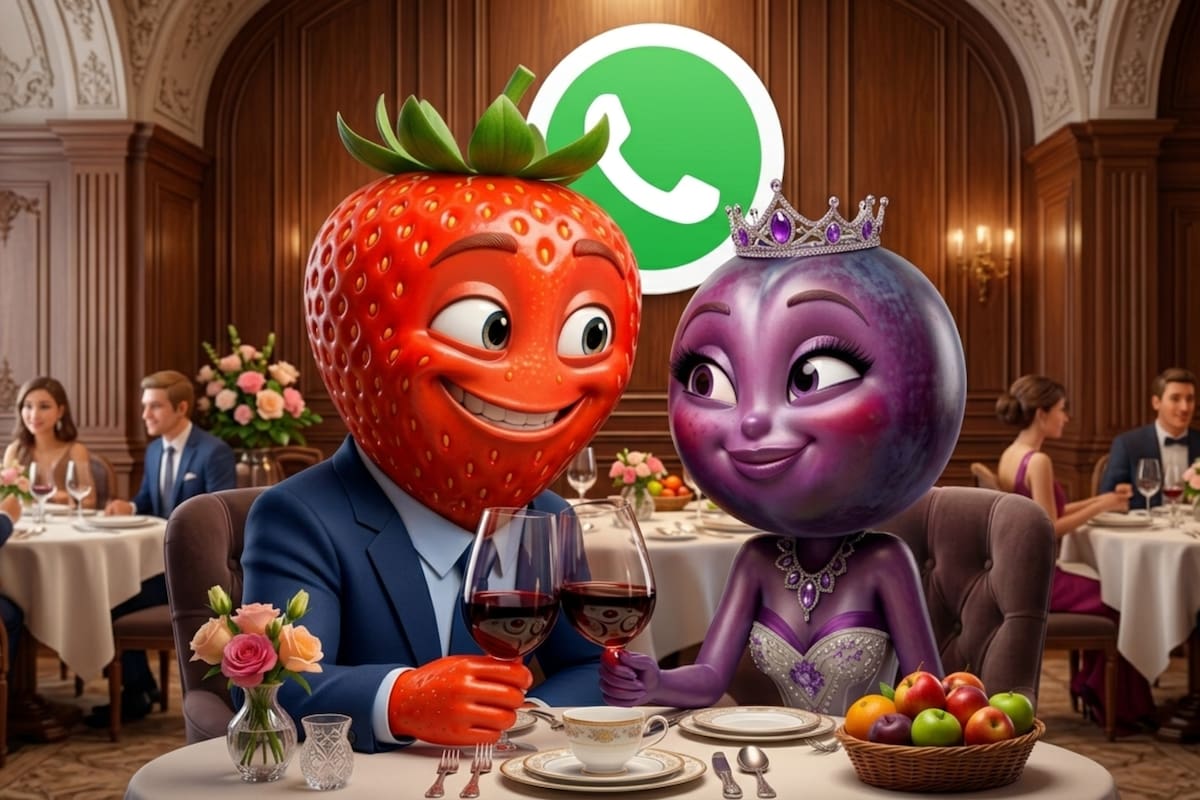 Cómo activar el "modo frutas infieles" en WhatsApp (imagen ilustrativa generada con IA)