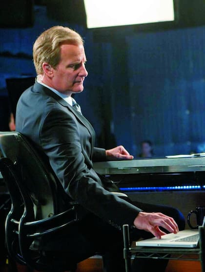 Como cabeza del equipo periodístico de Newsroom, Will McAvoy (Jeff Daniels) es un periodista intachable