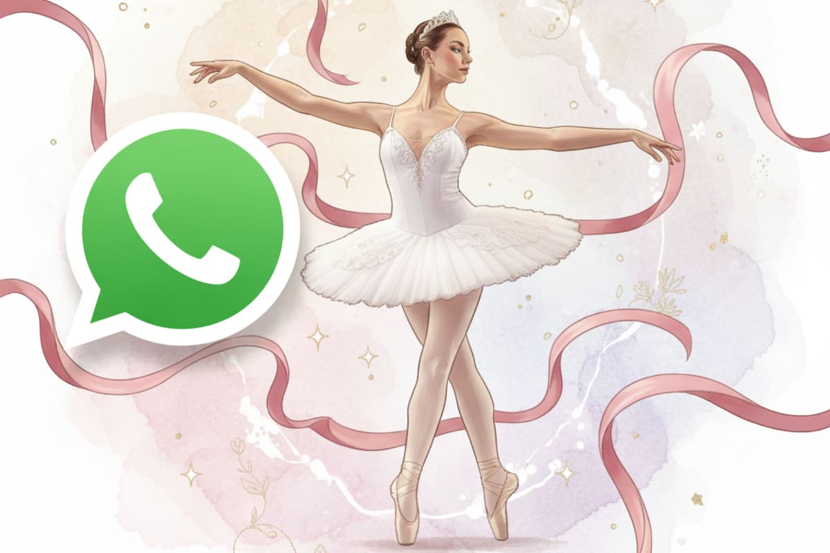 ¿Cómo configurar el "modo bailarina clásica" en WhatsApp?