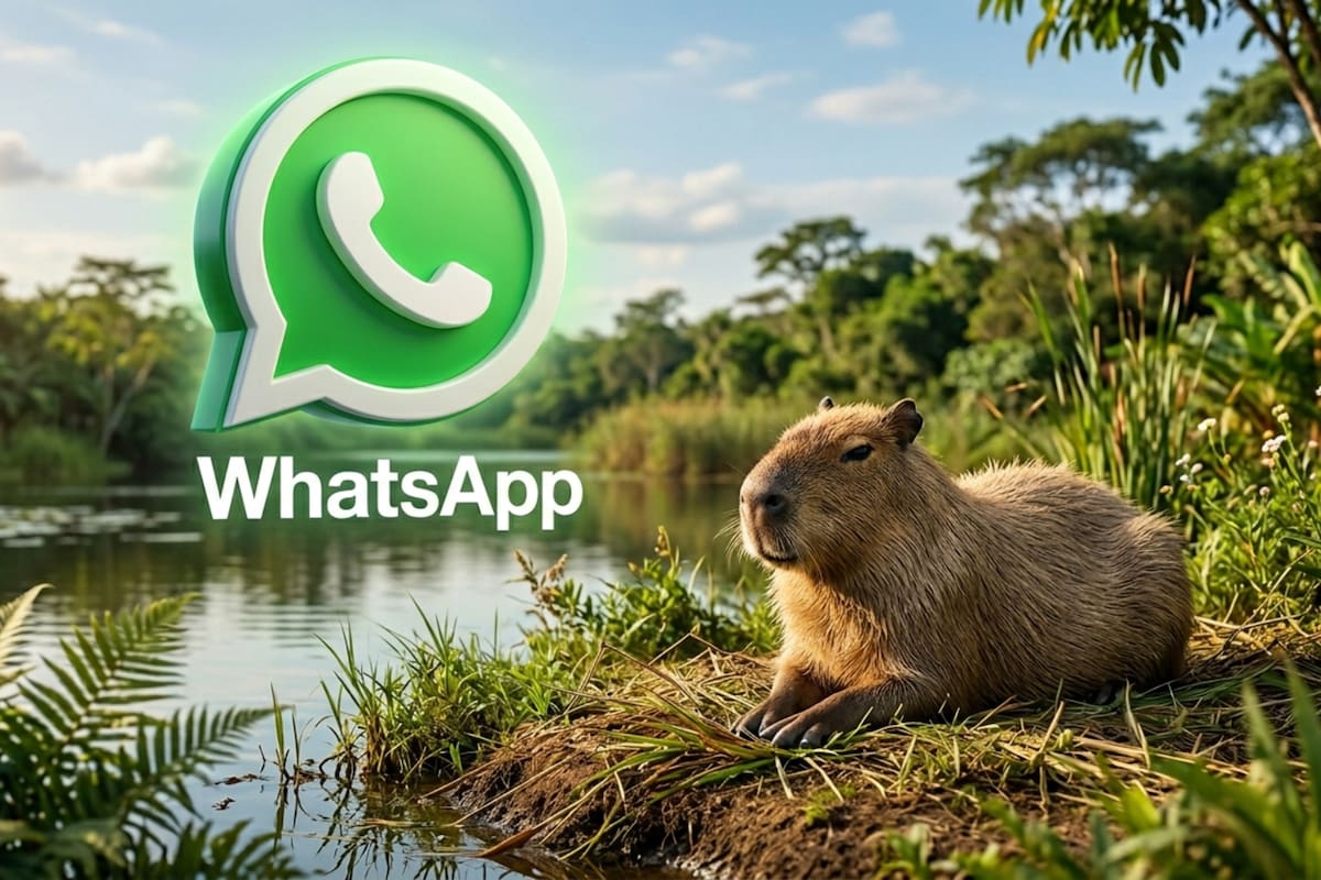 Cómo configurar el "modo capibara" en WhatsApp (imagen ilustrativa generada con IA)