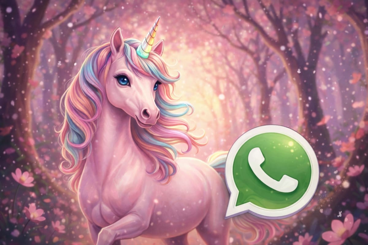 Cómo configurar el "modo unicornio rosa" de WhatsApp