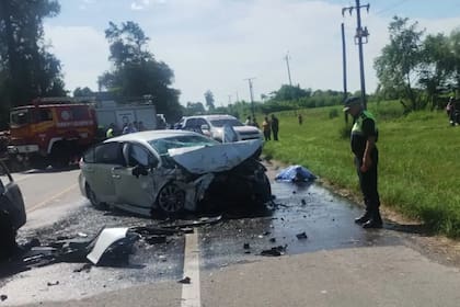 Como consecuencia del choque, murió un hombre de 30 años