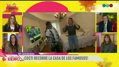 Como cronista, Costa entrevistaba a los famosos en sus casas y se animaba a abrir cajones y placards
