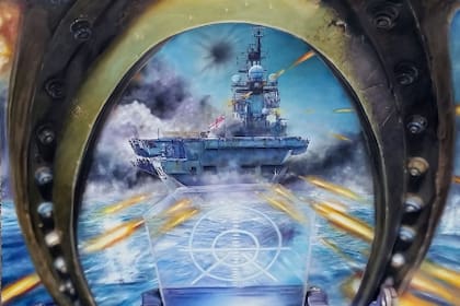 Como en "Top Gun": "Operación Invencible" adapta la perspectiva del piloto en la cabina del Skyhawk A4-C en el momento del ataque al portaaviones Invencible