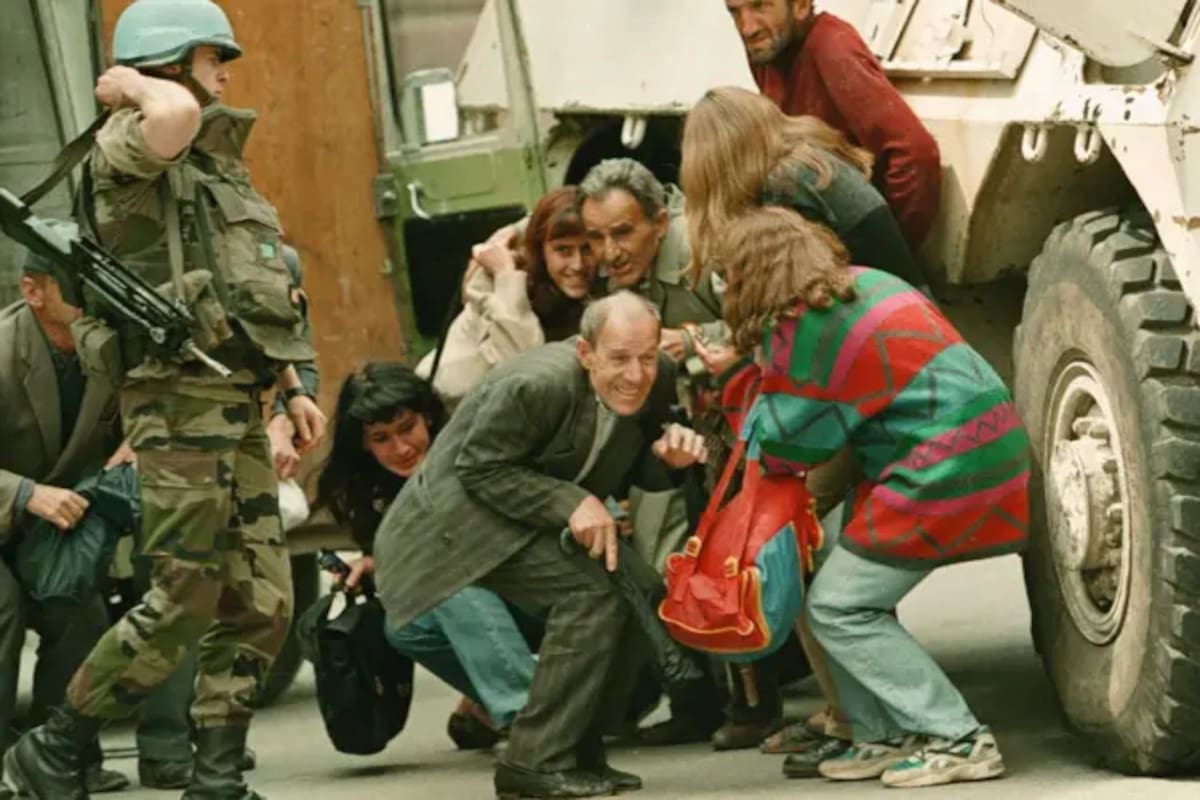 Cómo eran las cacerías humanas en Sarajevo (Foto: AP)