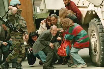 Cómo eran las cacerías humanas en Sarajevo (Foto: AP)
