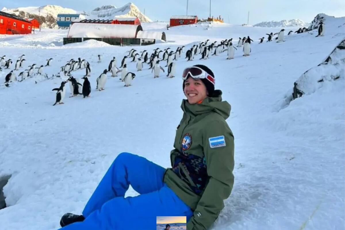 ¿Cómo es ir al gimnasio en la Antártida? Un joven mostró las condiciones que se tienen que dar para hacer ejercicio