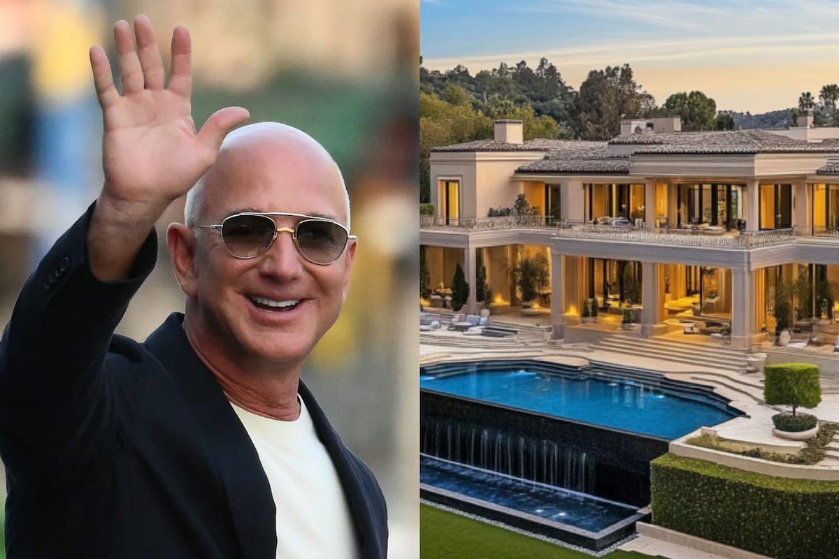 Cómo es la mansión lujosa de Jeff Bezos en California