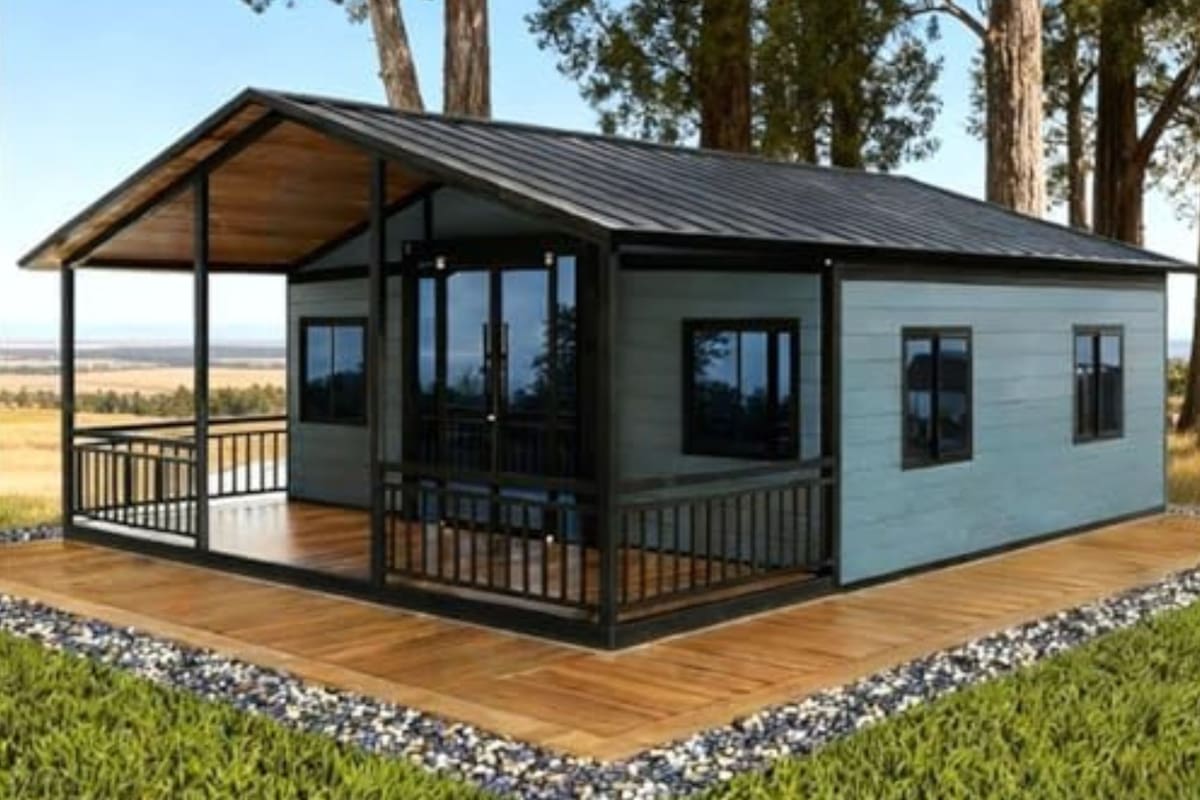 Cómo es y cuánto tarda en instalarse la mini casa prefabricada que se vende en Amazon por US$14.800