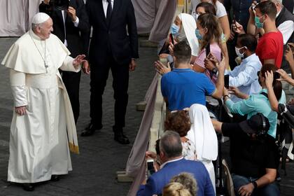 No era necesario contar con una entrada, como era habitual, para ir a ver al Papa