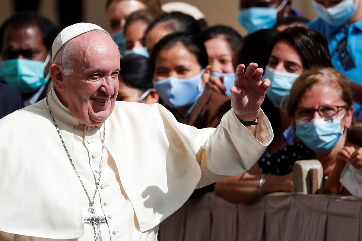 Cómo fue la primera audiencia del Papa con fieles después de seis meses
