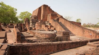 Uno de los edificios de la biblioteca de Nalanda se elevaba "hasta las nubes", según un erudito contemporáneo.