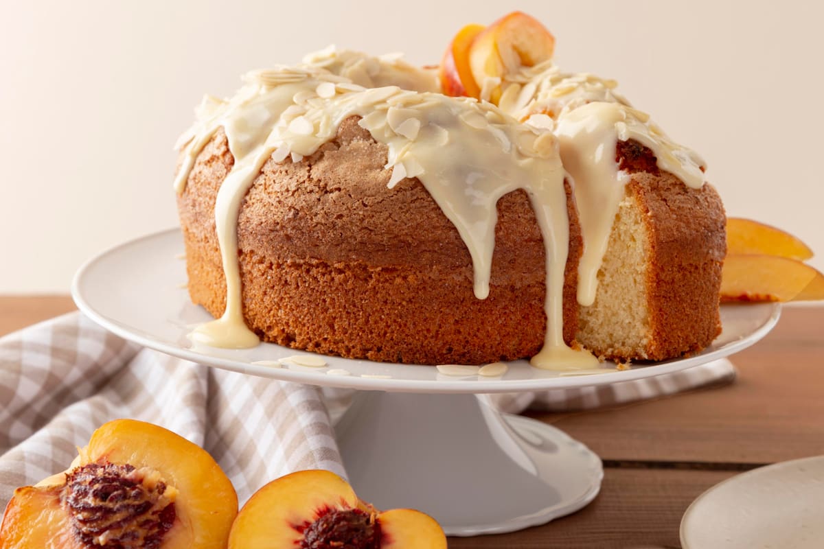 Cómo hacer el budín con lata de duraznos