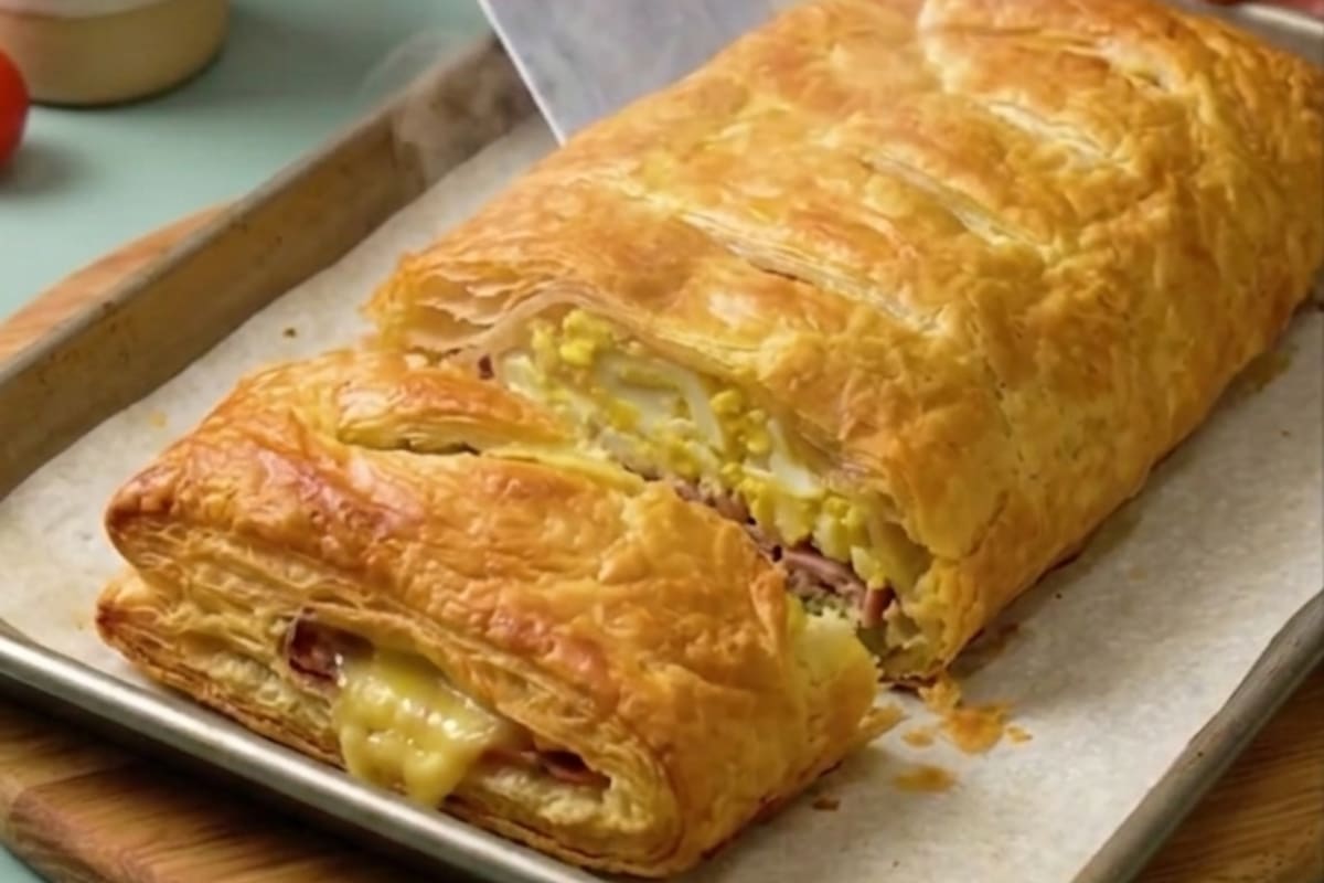 Cómo hacer el hojaldre relleno en simples pasos