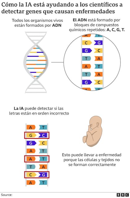 Como la IA está ayudando a los científicos a detectar genes que causan enfermedades