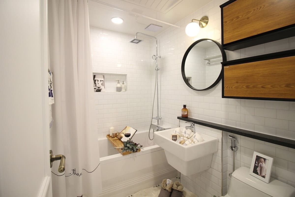 Cómo limpiar la cortina de baño.