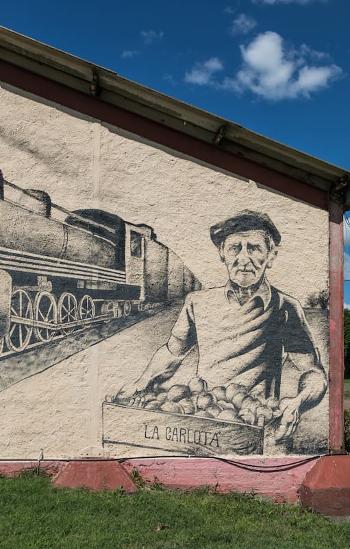 Como muchos otros, el pueblo rural tuvo su prosperidad hasta que dejó de pasar el tren.