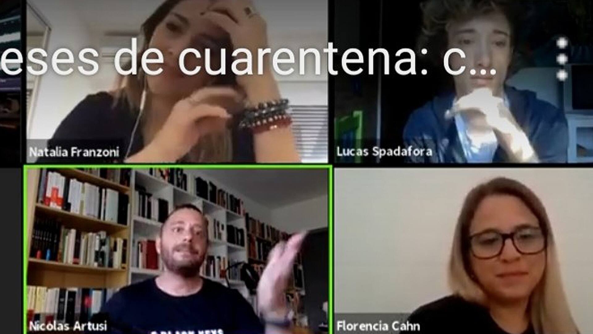 Referentes del mundo del entretenimiento y la ciencia conversaron con Diego Scott sobre la vida en cuarentena.
