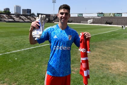 Como ocurrió con Enzo Pérez, Joaquín Panichelli fue arquero en la reserva de River