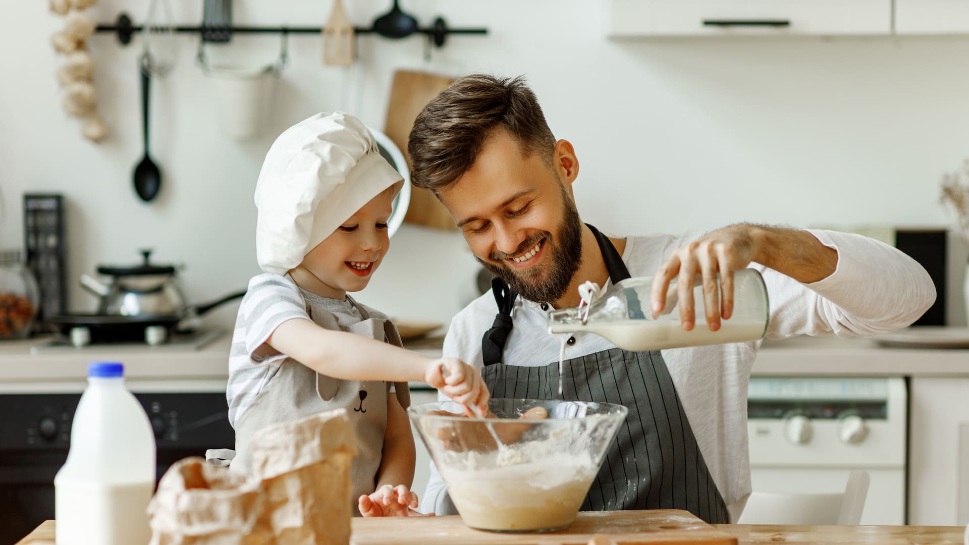 La cocina puede transformarse en un laboratorio o un centro de juegos en las vacaciones de invierno