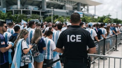 Como parte del dispositivo de seguridad, el ICE estará presente en las inmediaciones del estadio en Florida, aunque no llevará a cabo controles migratorios