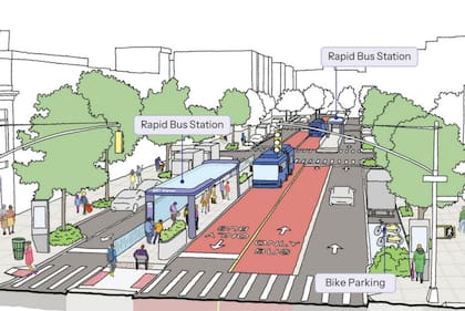 Como parte del plan se crearán más carriles exclusivos para autobuses