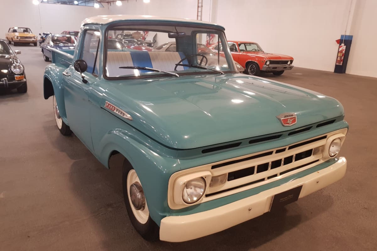 Cómo podría verse la Ford F-100 modelo 2025, según la inteligencia artificial