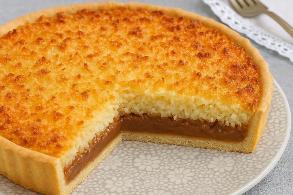 Cómo preparar la deliciosa tarta de coco y dulce de leche sin errores