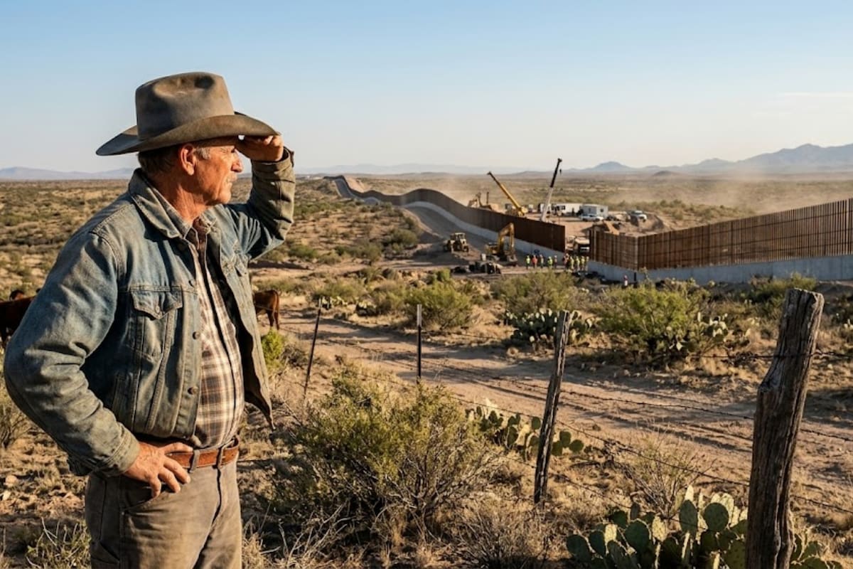 Cómo puede afectar el muro fronterizo de Texas a los residentes de la zona