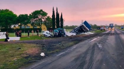Cómo quedaron los vehículos después del accidente