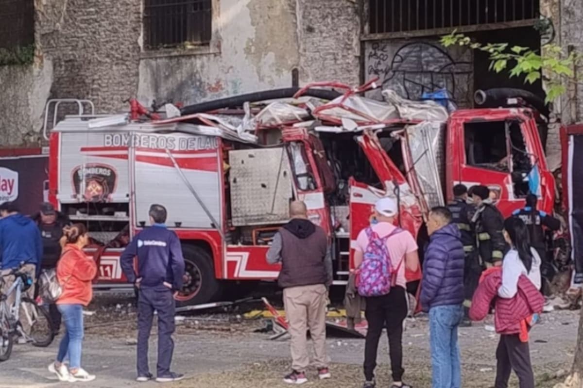 Como quedó el camión tras el accidente - LN+