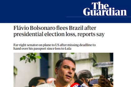 Cómo reflejaron los medios de Brasil y el mundo la huida de Flavio Bolsonaro a Estados Unidos
