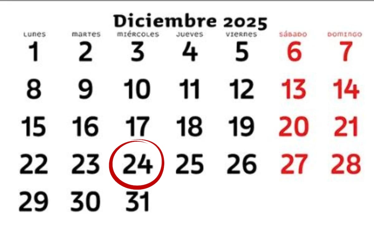 Cómo saber si es feriado el miércoles 24 de diciembre