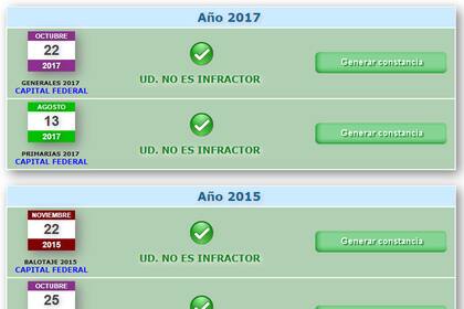 Cómo saber si tenés infracciones antes de las Elecciones 2019