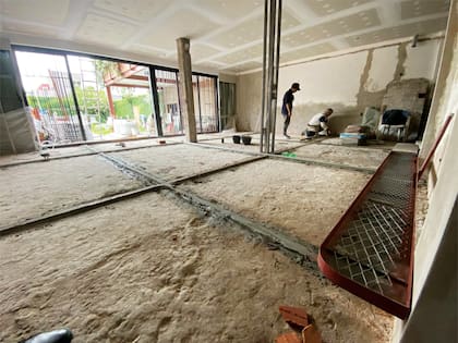 “Como se construye por paños (requiere juntas de dilatación cada 4m2 de superficie, aproximadamente), si tenés algún drama, arreglás directamente la parte afectada”, dice la arquitecta Lucila Grizzo.
