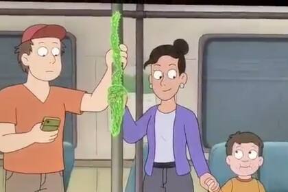 Cómo se contagia el coronavirus y otras enfermedades explicado de una manera divertida Fuente: captura de tv