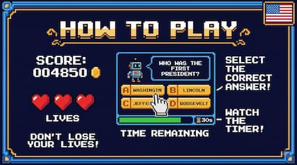 Cómo se juega al Quarter Millennium Quest desarrollado por LA NACION junto a Claude