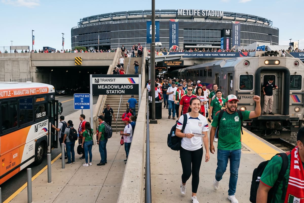 Cómo se organiza la propuesta de transporte en Nueva York para el Mundial 2026