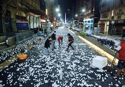 Cómo se recreó el caos por el granizo en la película