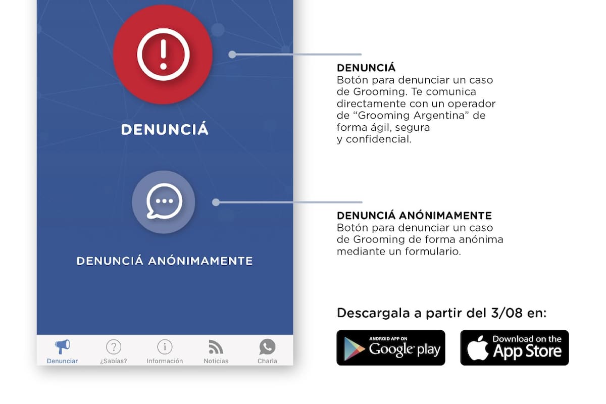 Cómo se verá la aplicación