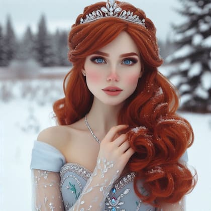 Cómo se vería Anna de Frozen, según la IA
