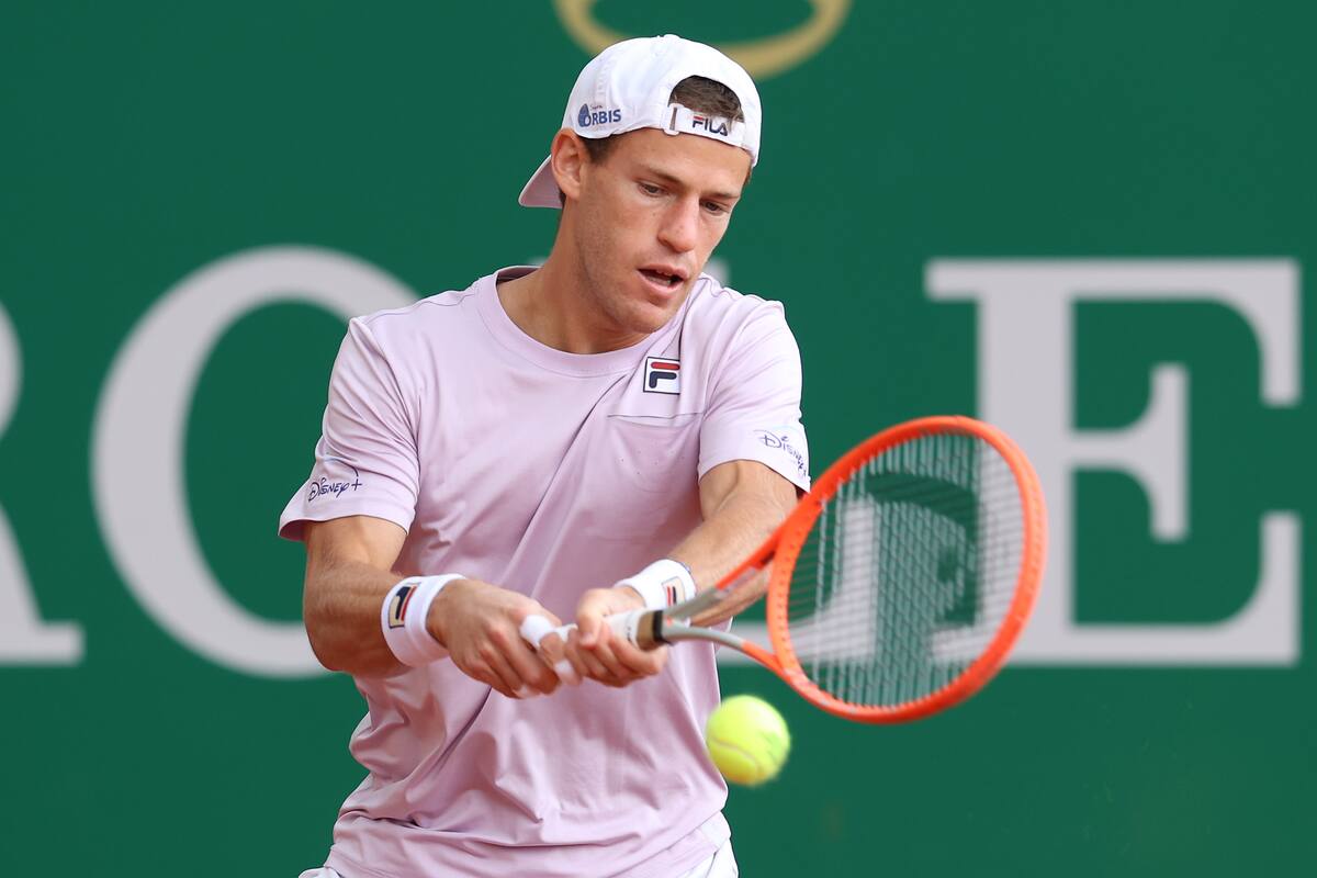 Como séptimo favorito, Diego Schwartzman debutó en el Masters 1000 de Montecarlo pero perdió en la segunda ronda ante el noruego Casper Ruud.