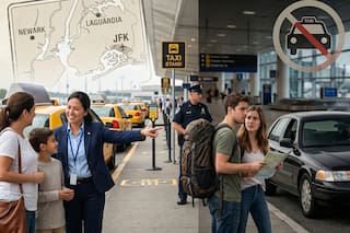 Nueva York advierte a los visitantes del Mundial: cómo evitar los taxis ilegales en JFK, LaGuardia y Newark